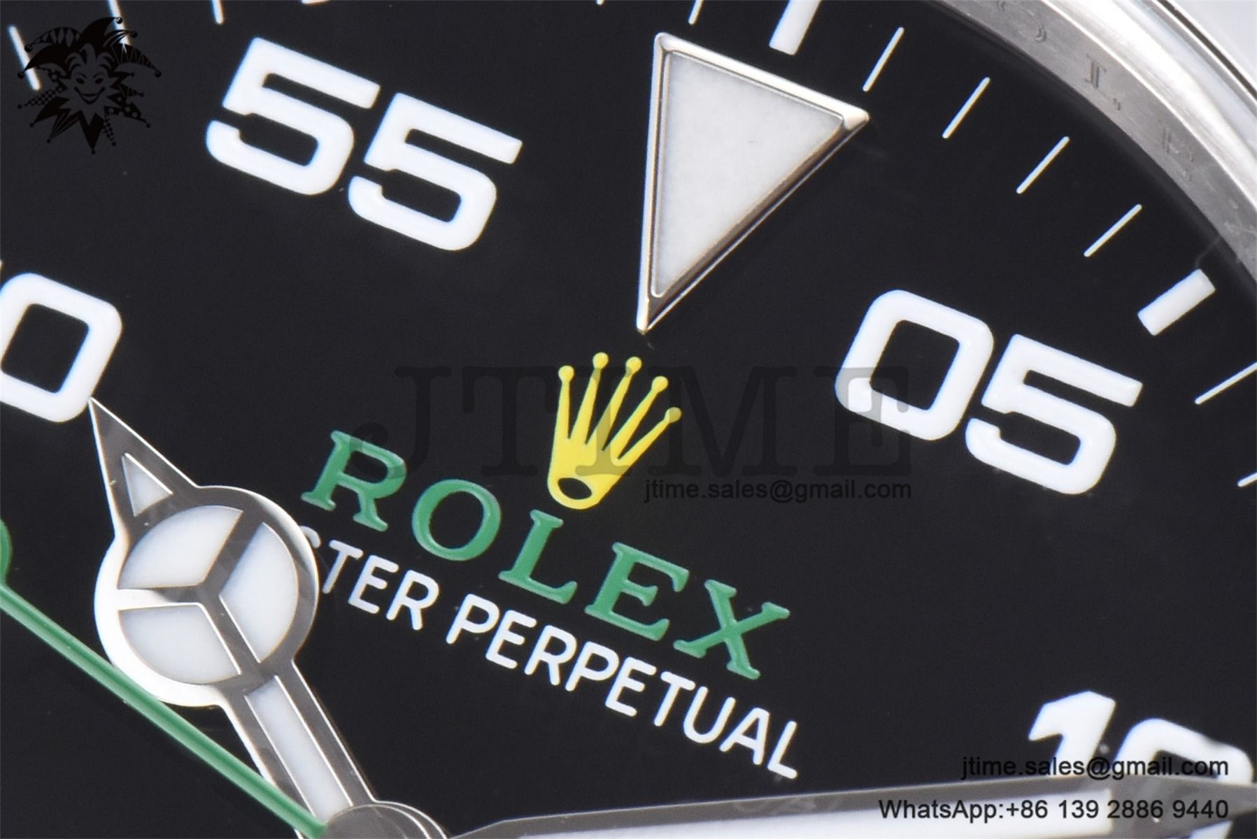 Air-King 126900 40mm SS Clean 1:1 Best Edition Black Dial on SS Bracelet VR3230 - Image 9