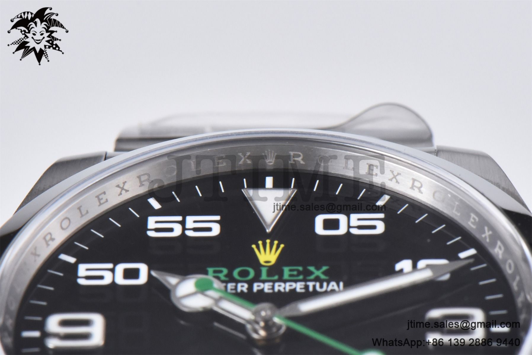 Air-King 126900 40mm SS Clean 1:1 Best Edition Black Dial on SS Bracelet VR3230 - Image 13