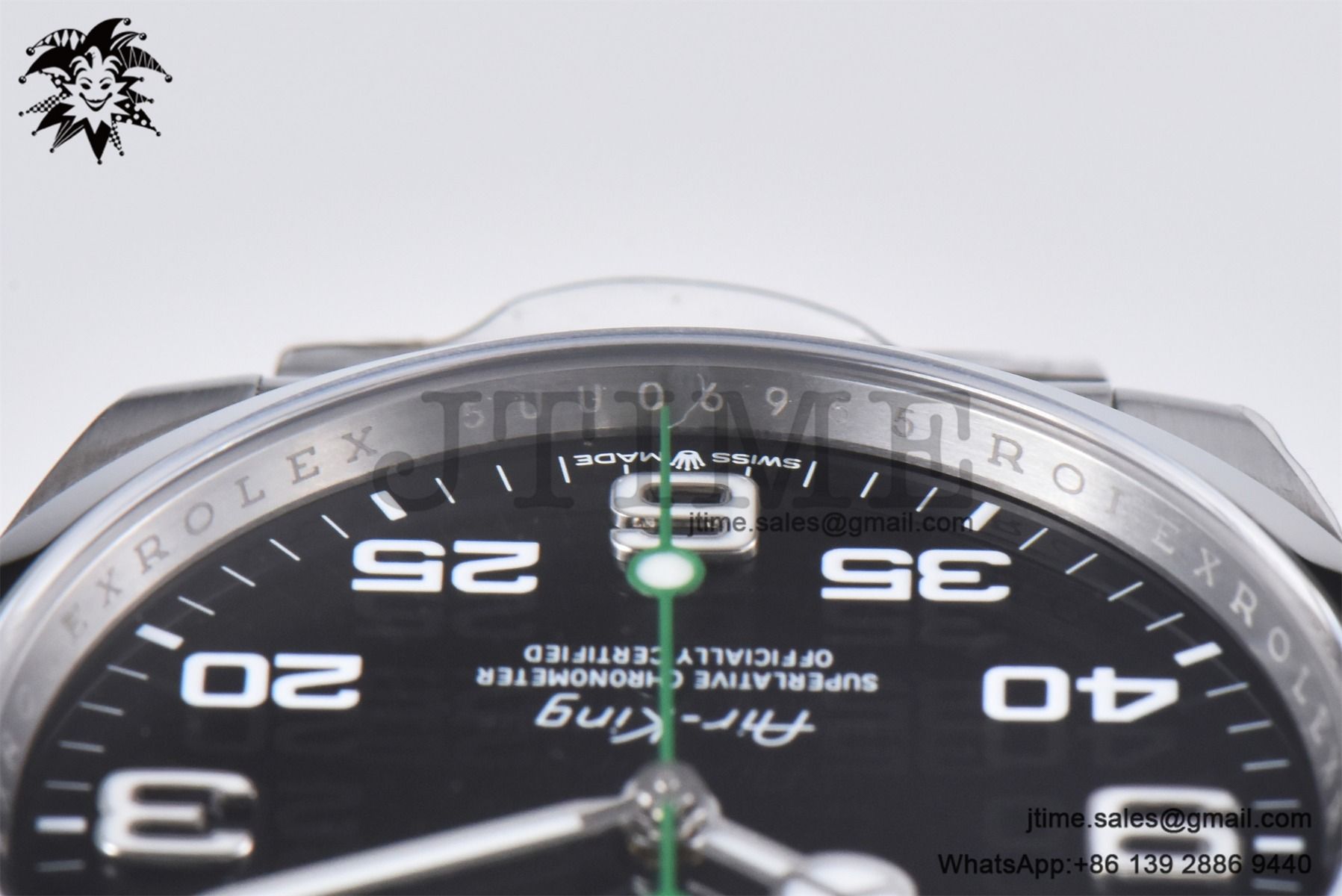 Air-King 126900 40mm SS Clean 1:1 Best Edition Black Dial on SS Bracelet VR3230 - Image 14
