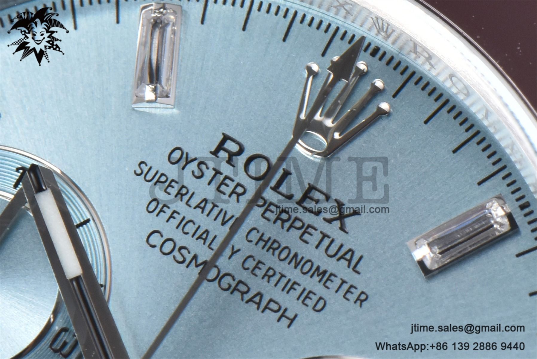 Daytona 116506 Clean 1:1 Best Edition Ice Blue Dial Crystal Markers on SS Bracelet SA4130 - Image 9