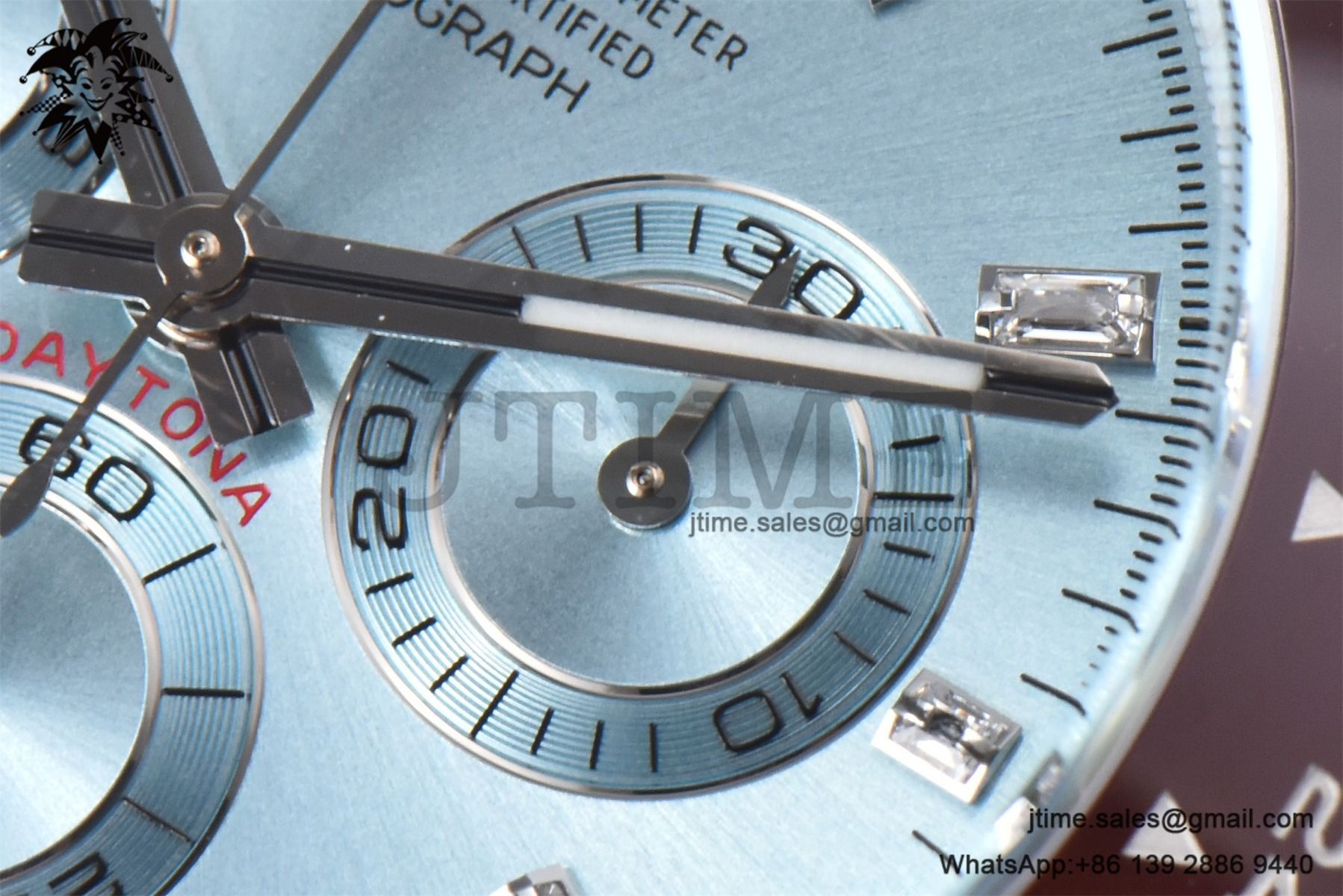 Daytona 116506 Clean 1:1 Best Edition Ice Blue Dial Crystal Markers on SS Bracelet SA4130 - Image 10