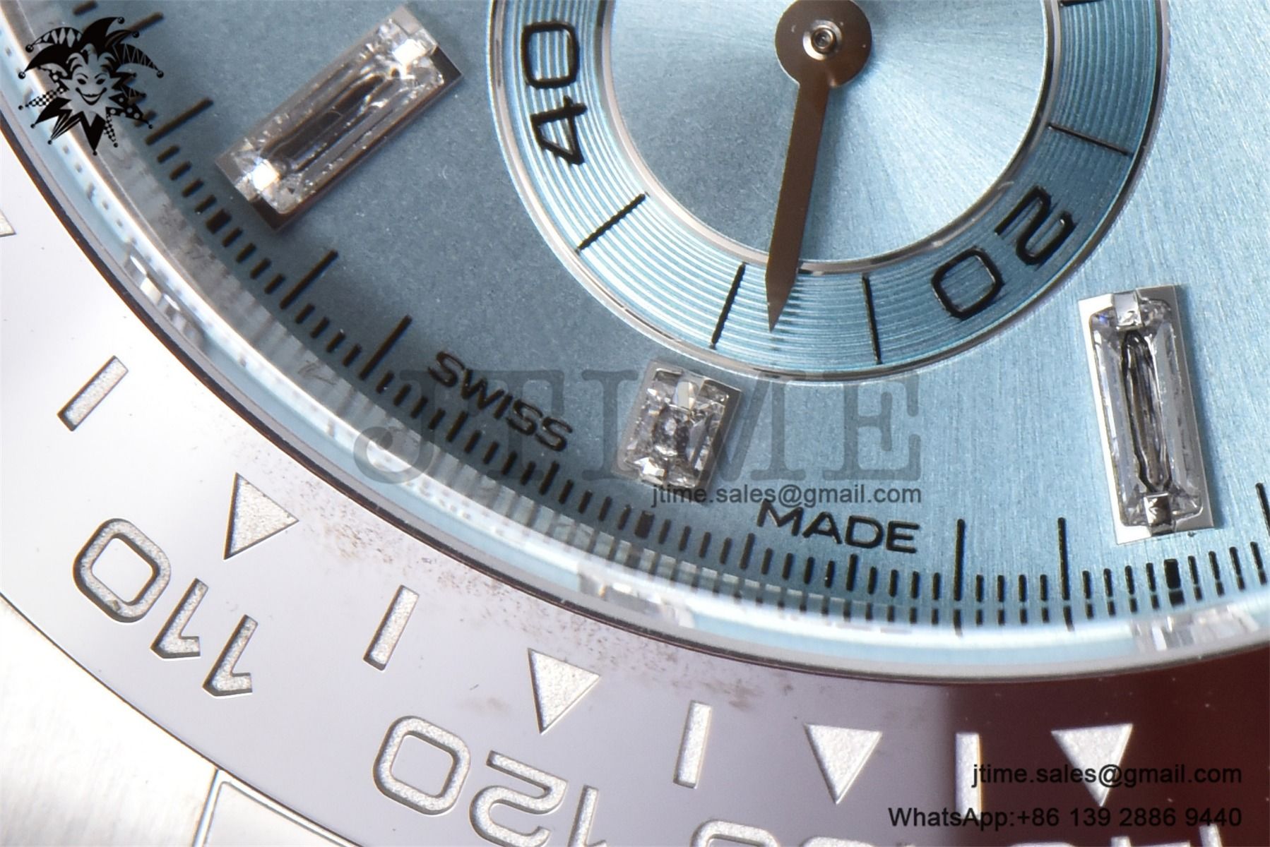 Daytona 116506 Clean 1:1 Best Edition Ice Blue Dial Crystal Markers on SS Bracelet SA4130 - Image 11