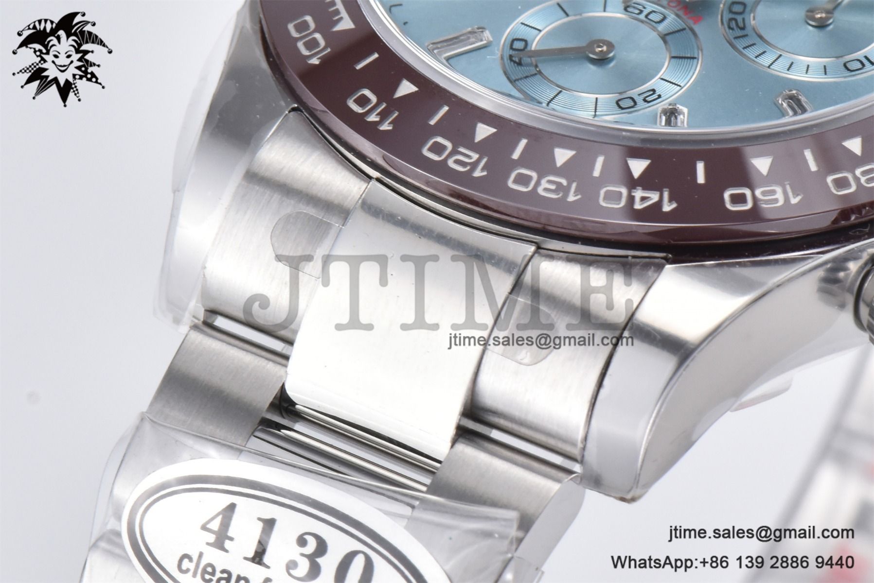 Daytona 116506 Clean 1:1 Best Edition Ice Blue Dial Crystal Markers on SS Bracelet SA4130 - Image 12