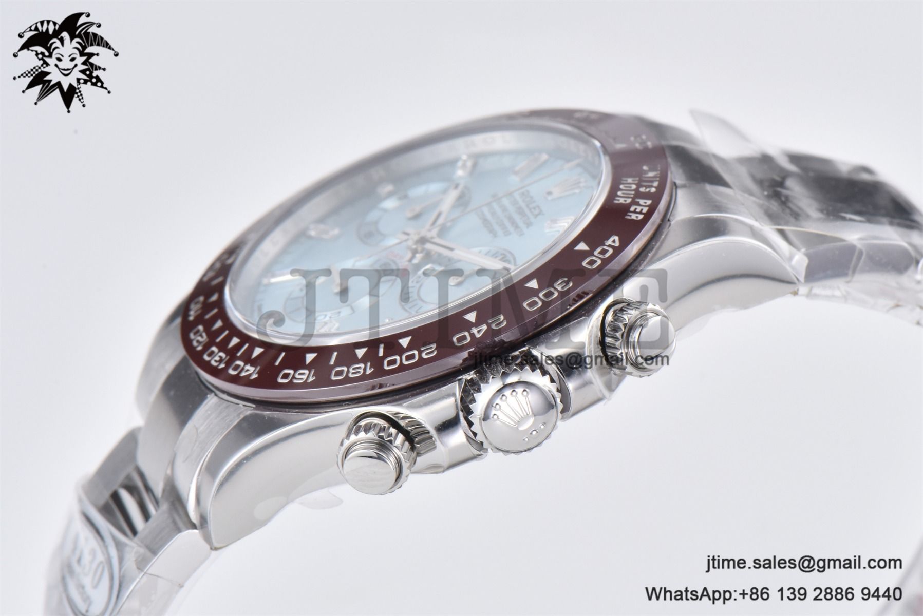 Daytona 116506 Clean 1:1 Best Edition Ice Blue Dial Crystal Markers on SS Bracelet SA4130 - Image 8