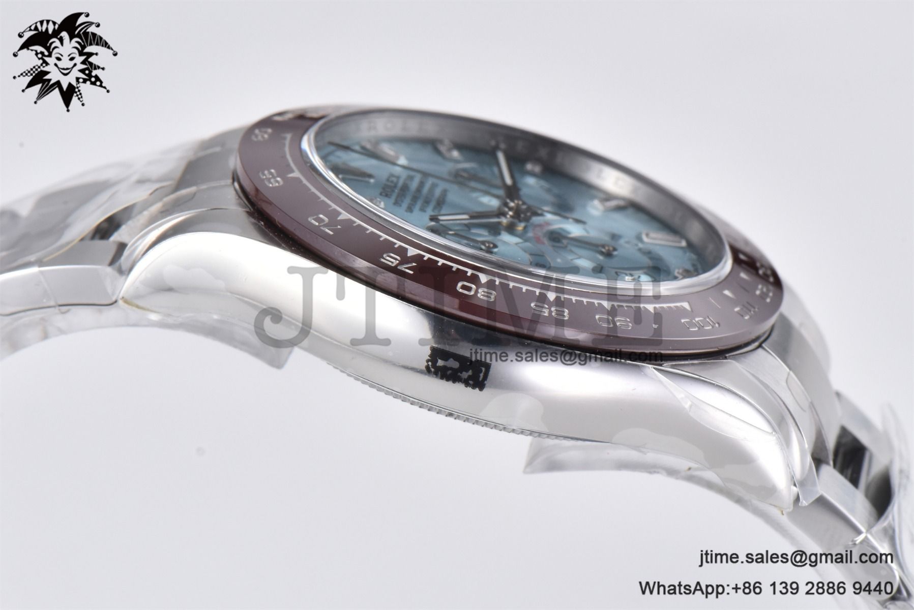 Daytona 116506 Clean 1:1 Best Edition Ice Blue Dial Crystal Markers on SS Bracelet SA4130 - Image 7