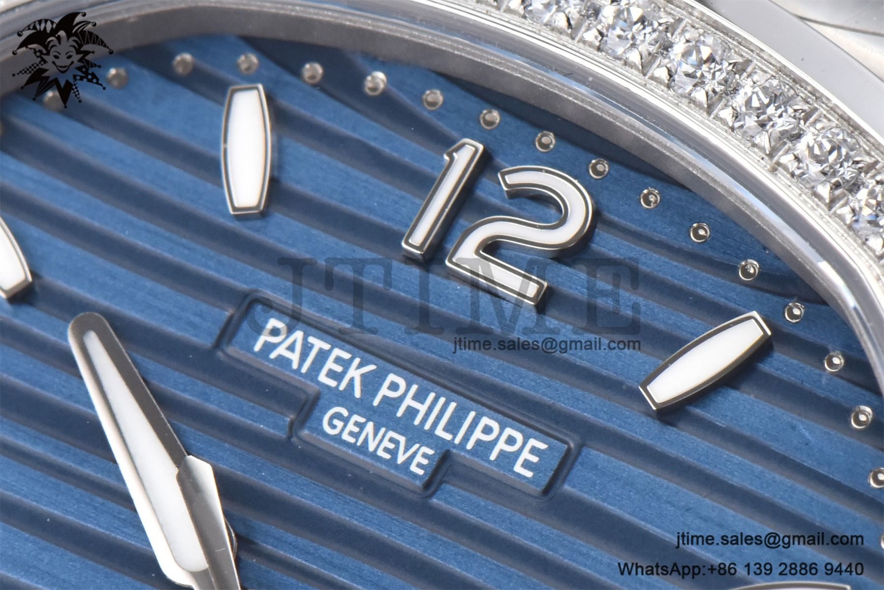 Nautilus 7118 Ladies SS PPF 1:1 Best Edition White Dial Diamonds Bezel on SS Bracelet 324CS - Image 9