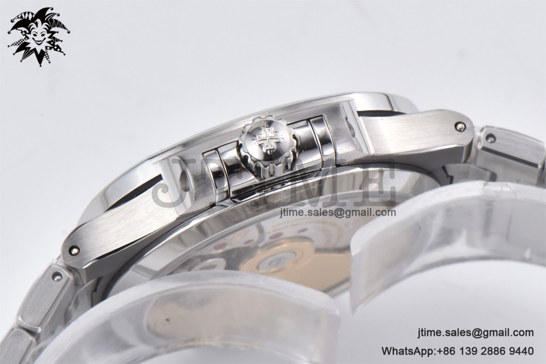 Nautilus 7118 Ladies SS PPF 1:1 Best Edition Brown Dial Diamonds Bezel on SS Bracelet 324CS - Image 11