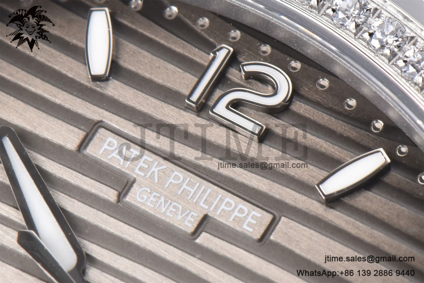 Nautilus 7118 Ladies SS PPF 1:1 Best Edition Brown Dial Diamonds Bezel on SS Bracelet 324CS - Image 9