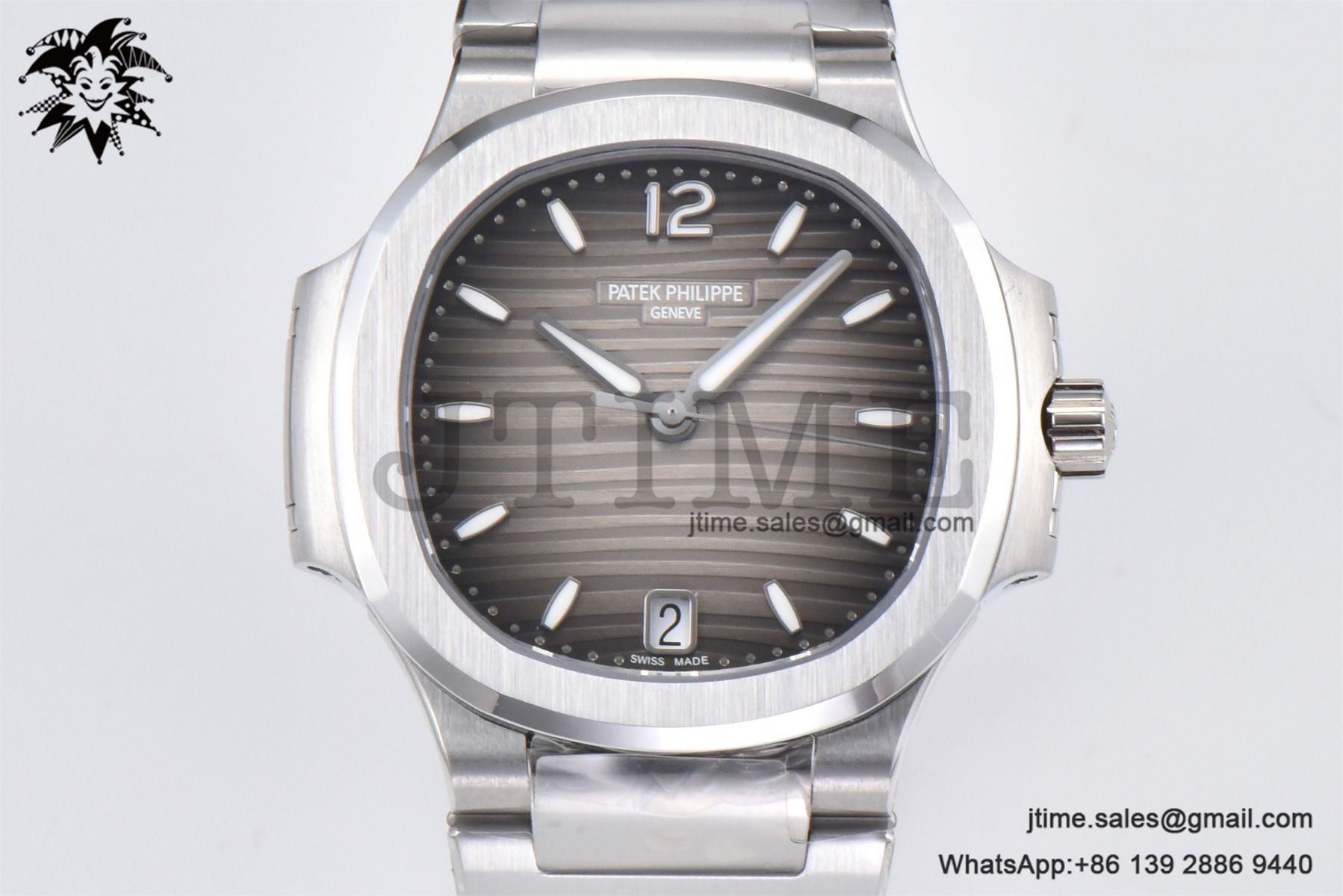 Nautilus 7118 Ladies SS PPF 1:1 Best Edition Brown Dial on SS Bracelet 324CS - Image 3