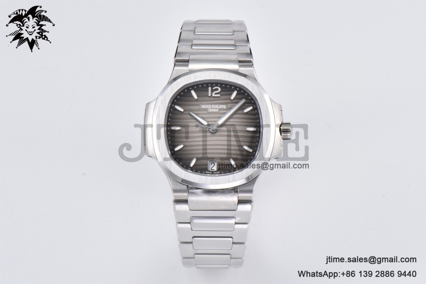 Nautilus 7118 Ladies SS PPF 1:1 Best Edition Brown Dial on SS Bracelet 324CS - Image 2