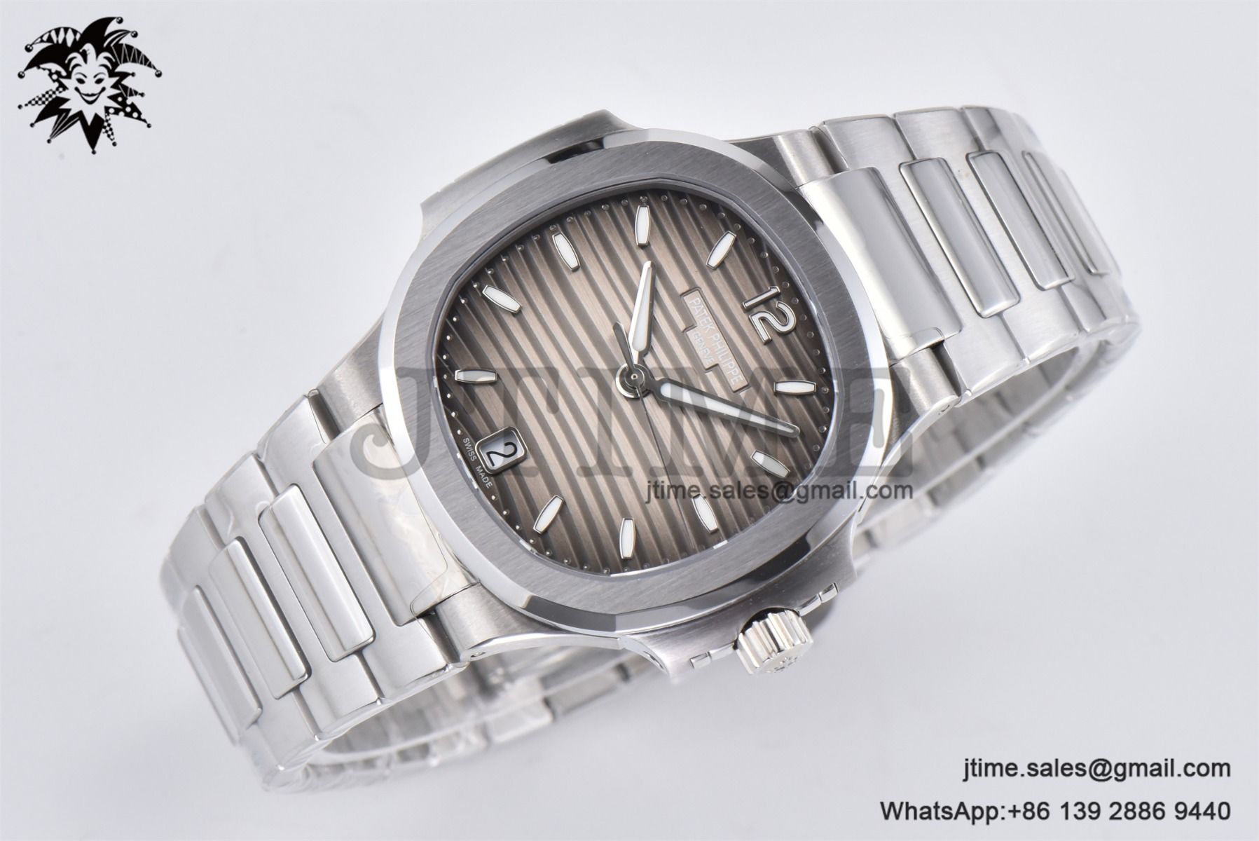 Nautilus 7118 Ladies SS PPF 1:1 Best Edition Brown Dial on SS Bracelet 324CS - Image 5