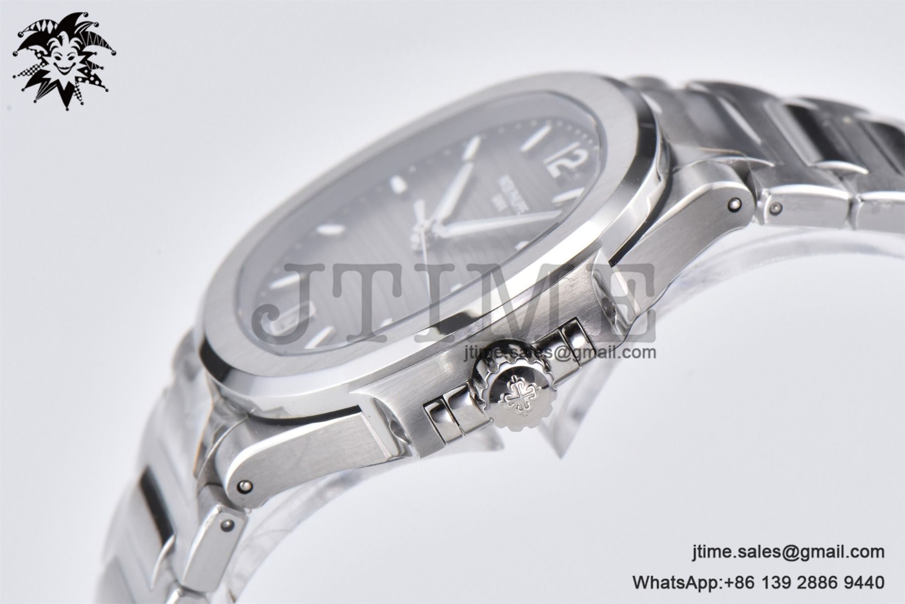 Nautilus 7118 Ladies SS PPF 1:1 Best Edition Brown Dial on SS Bracelet 324CS - Image 7