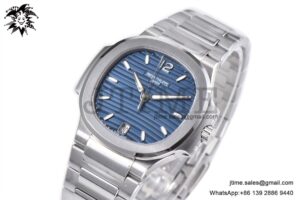 Nautilus 7118 Ladies SS PPF 1:1 Best Edition Blue Dial on SS Bracelet 324CS