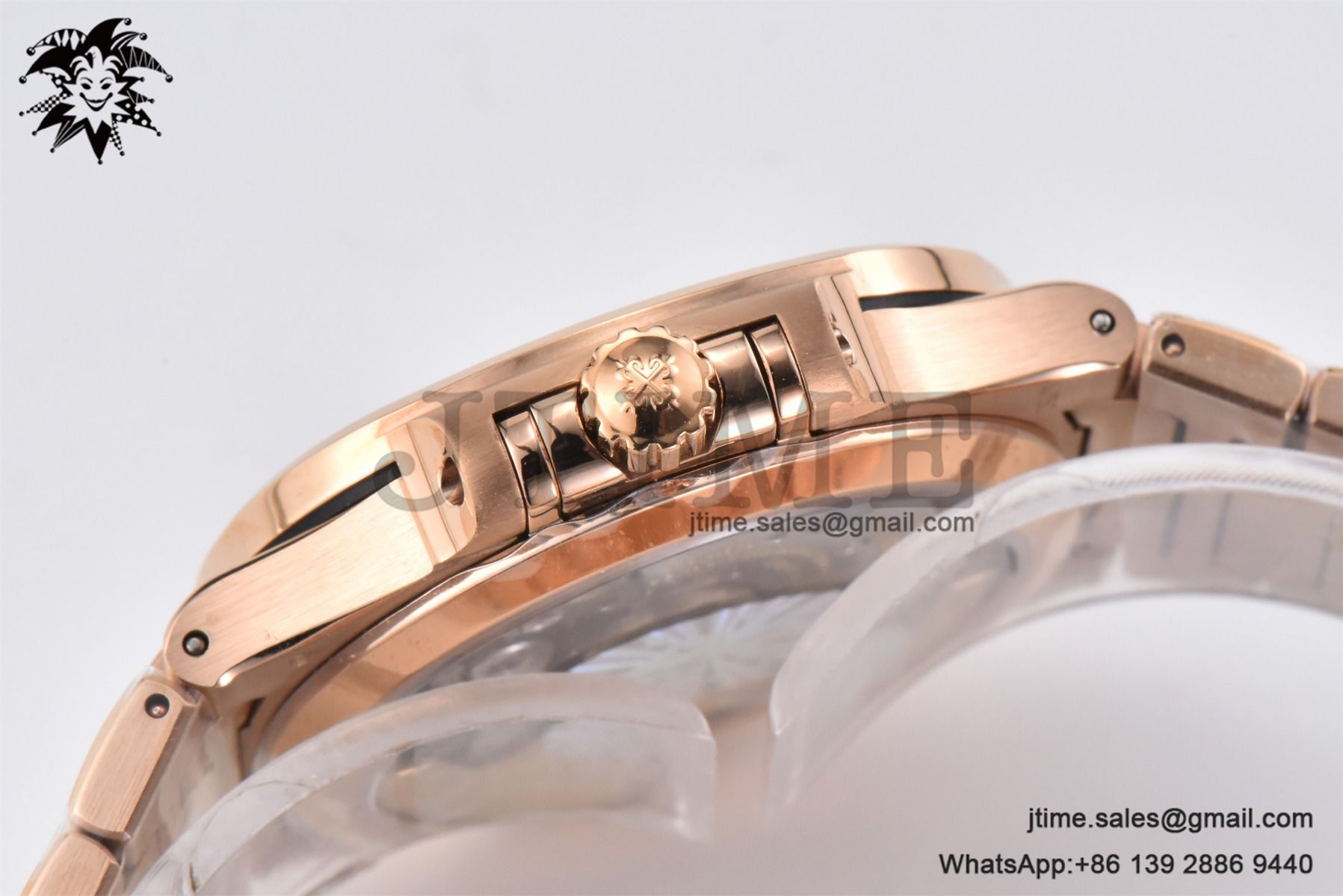 Nautilus 7118 Ladies RG PPF 1:1 Best Edition White Dial Diamonds Bezel on RG Bracelet 324CS - Image 12