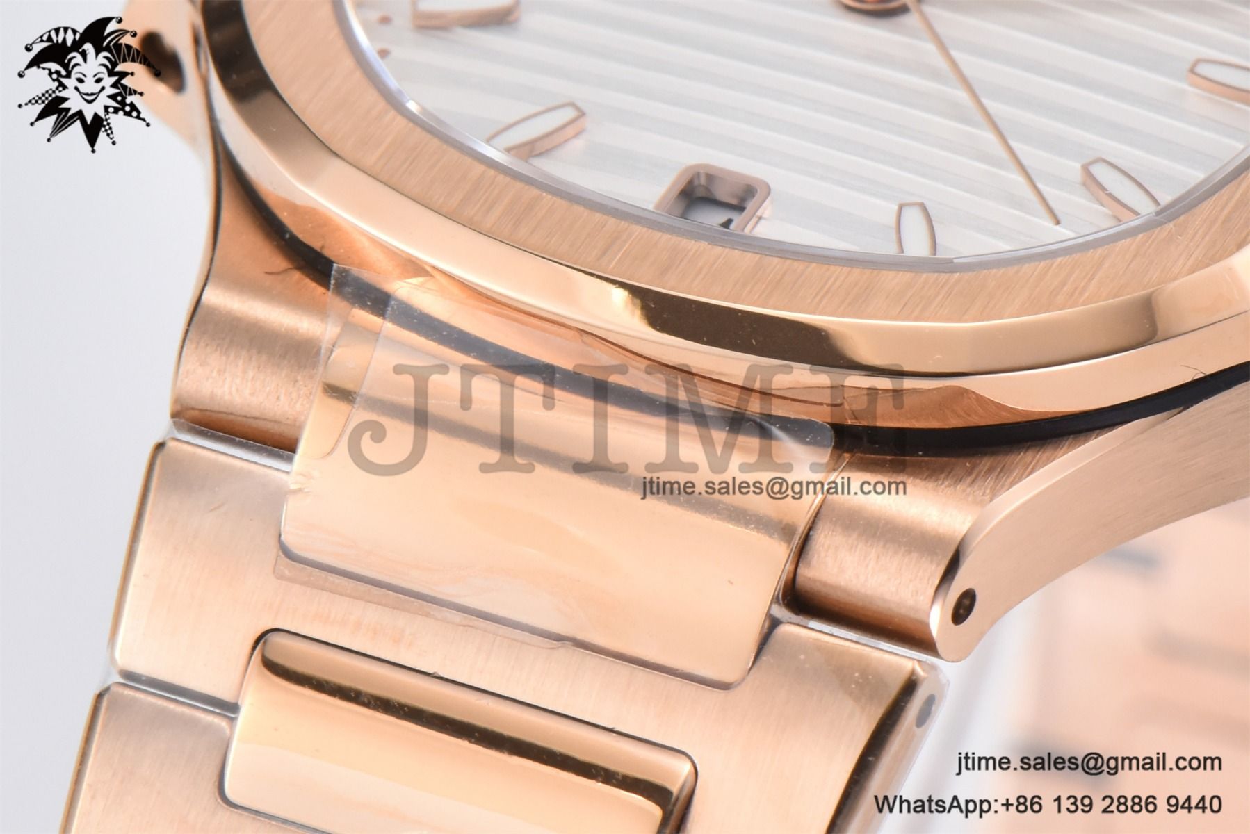 Nautilus 7118 Ladies RG PPF 1:1 Best Edition White Dial on RG Bracelet 324CS - Image 11