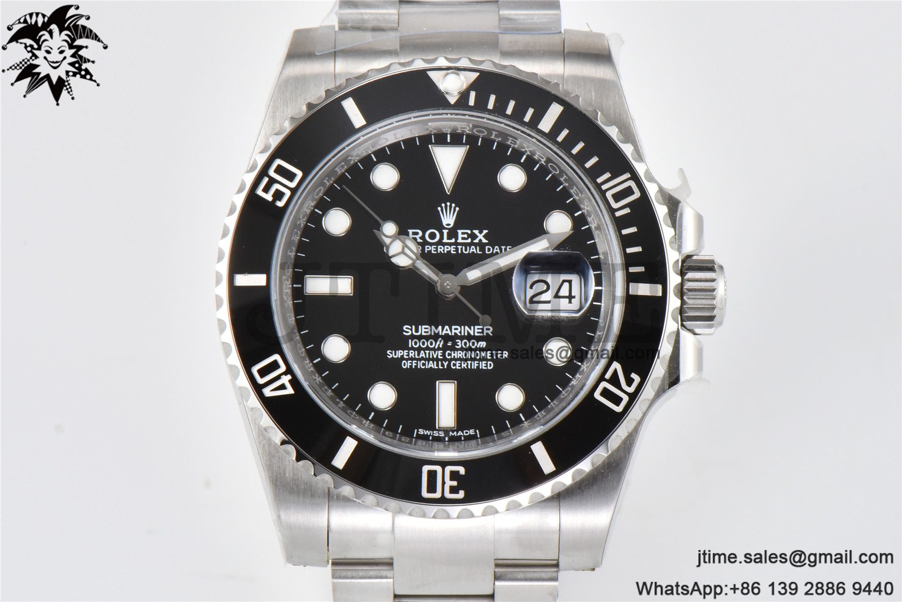 Submariner 116610 LN Black Ceramic 904L Steel JVSF 1:1 Best Edition VR3135 - Image 2