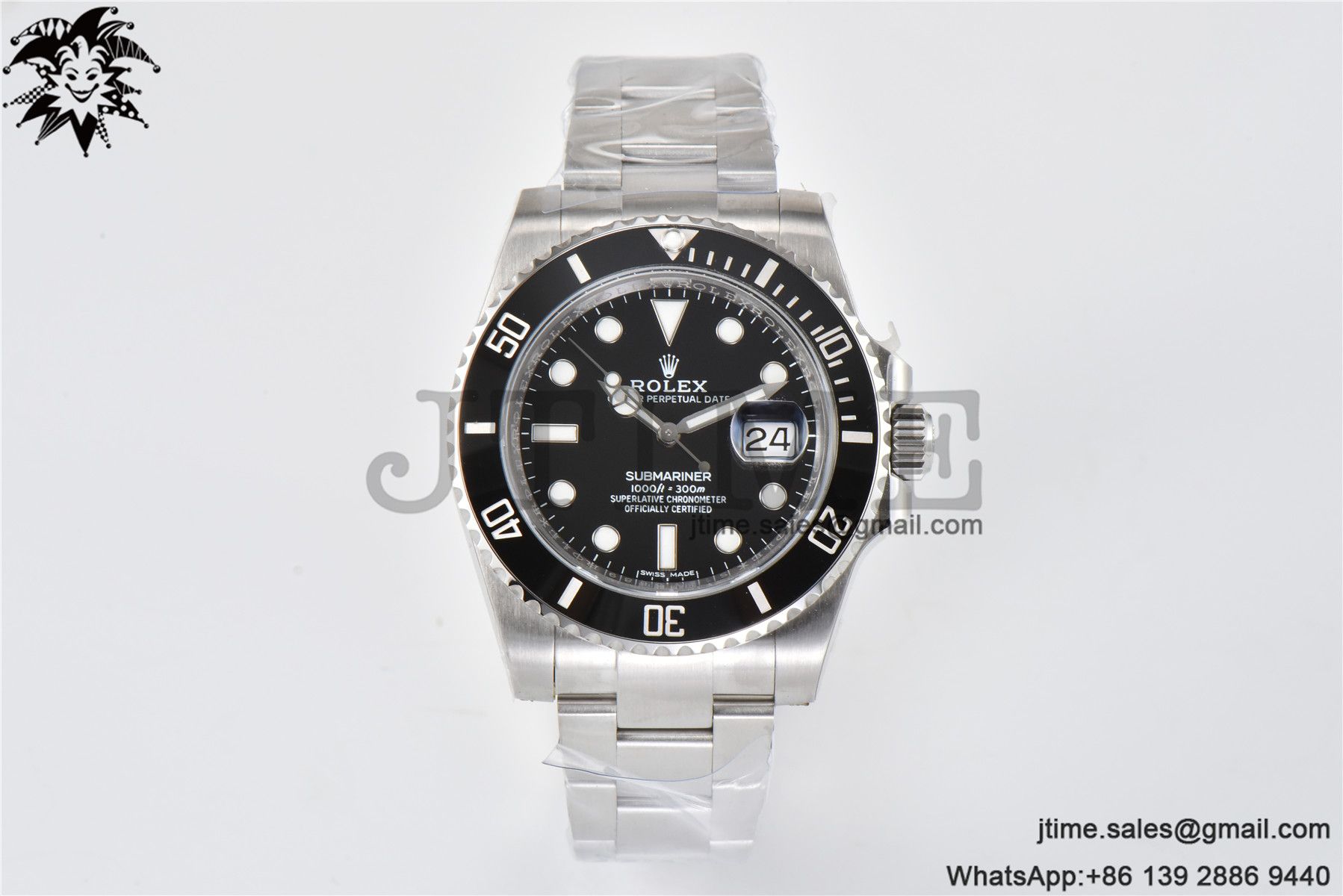Submariner 116610 LN Black Ceramic 904L Steel JVSF 1:1 Best Edition VR3135 - Image 3