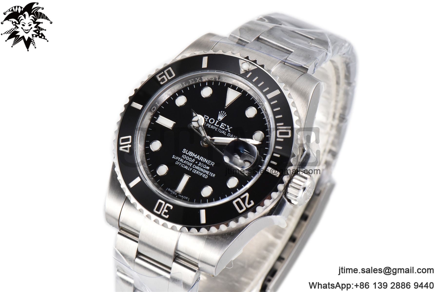 Submariner 116610 LN Black Ceramic 904L Steel JVSF 1:1 Best Edition VR3135
