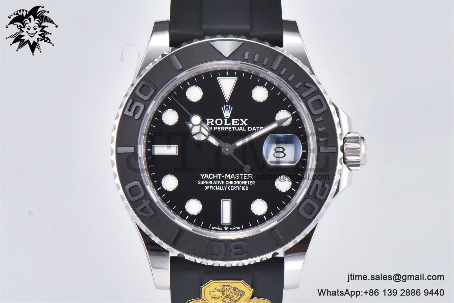 Yacht-Master 42mm 226659 Gold Factory 1:1 Best Edition Ceramic Bezel Black Dial on Oysterflex Strap VR3235 (Tungsten Heavy Version) - Image 3