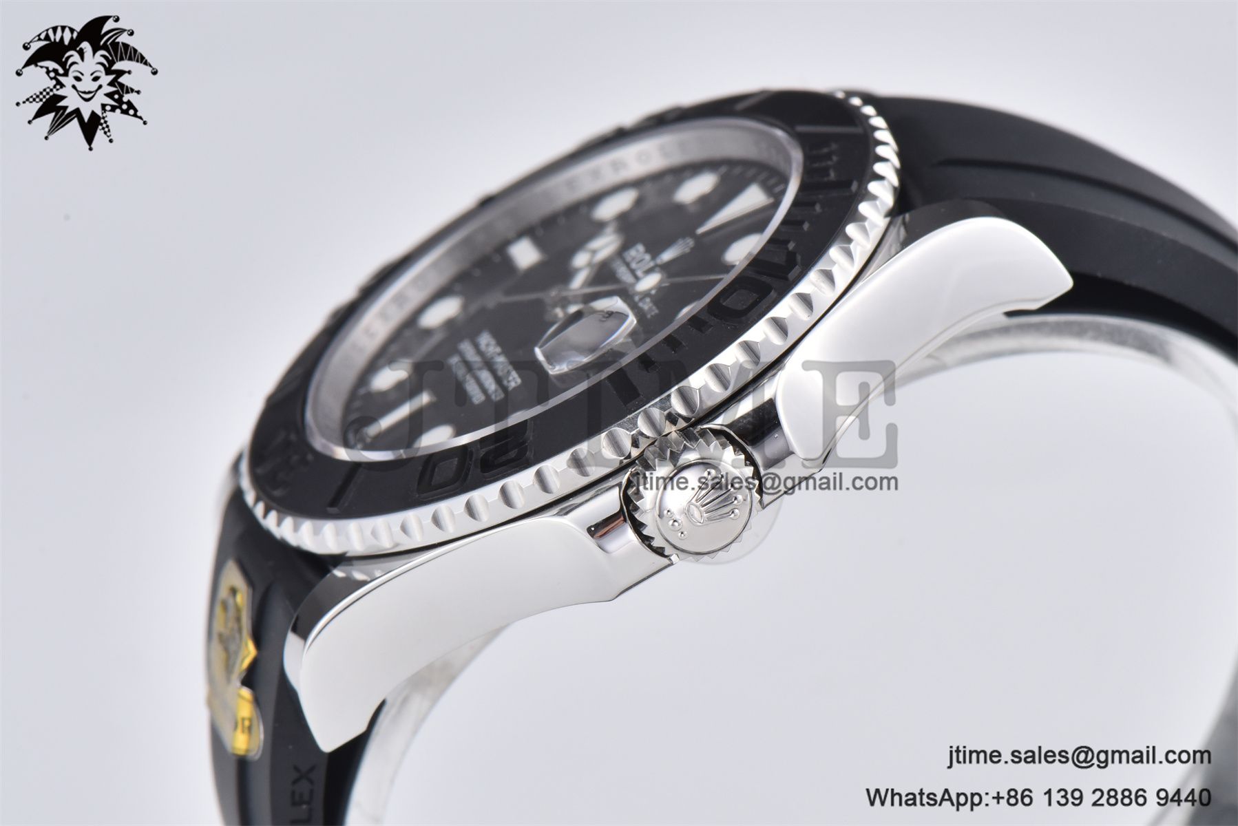 Yacht-Master 42mm 226659 Gold Factory 1:1 Best Edition Ceramic Bezel Black Dial on Oysterflex Strap VR3235 (Tungsten Heavy Version) - Image 12