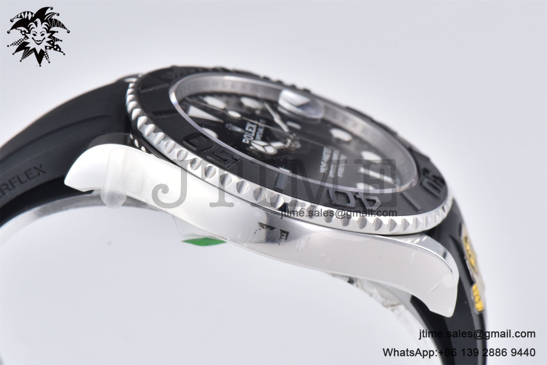 Yacht-Master 42mm 226659 Gold Factory 1:1 Best Edition Ceramic Bezel Black Dial on Oysterflex Strap VR3235 (Tungsten Heavy Version) - Image 11