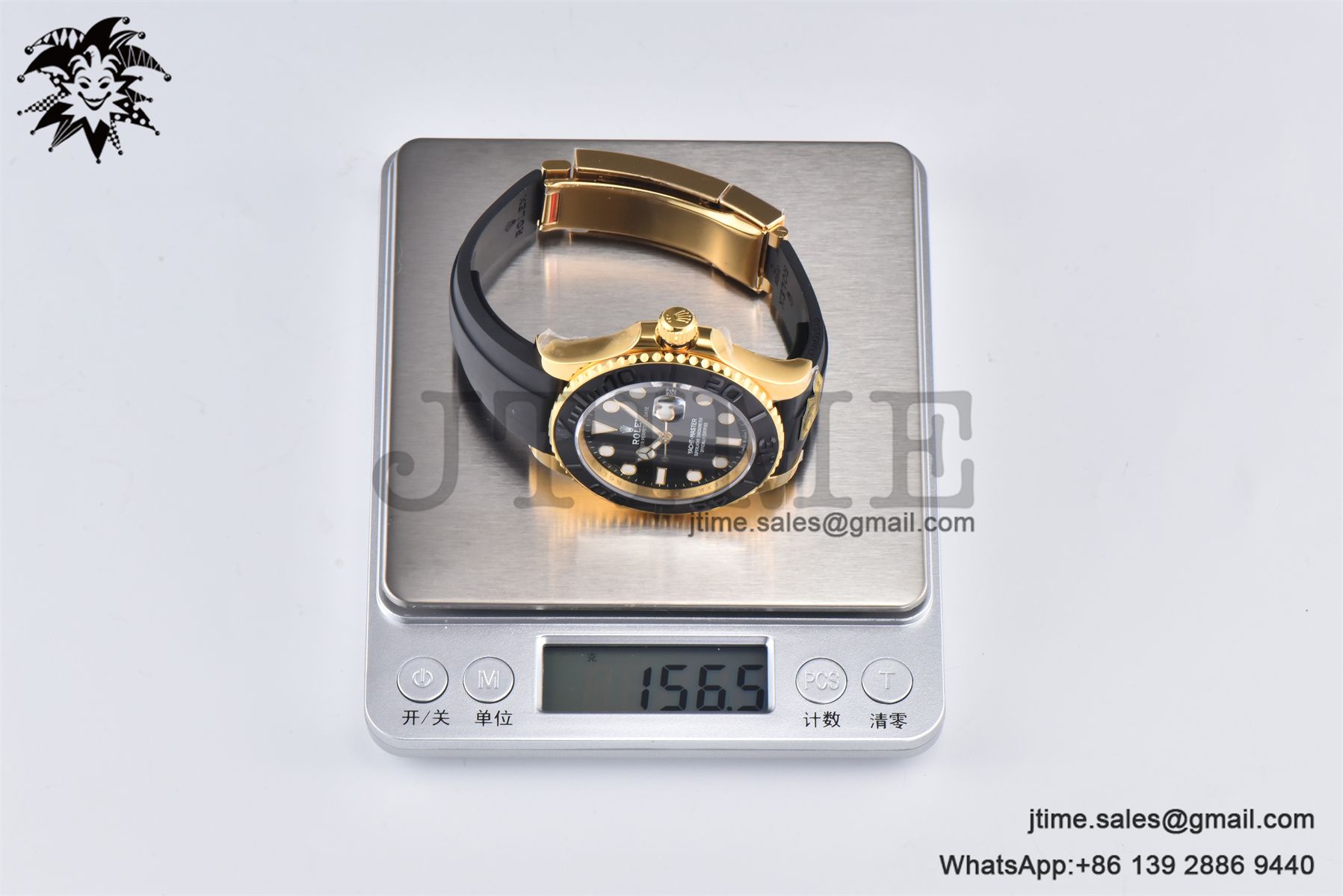Yacht-Master 42mm 226658 Gold Factory 1:1 Best Edition Ceramic Bezel Black Dial on Oysterflex Strap VR3235 (Tungsten Heavy Version) - Image 9