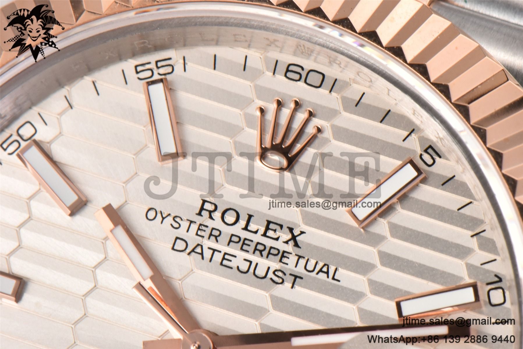 DateJust 41 126332 BPF 1:1 Best Edition Silver Fluted Dial on SS/RG Jubilee Bracelet VR3235 - Image 7