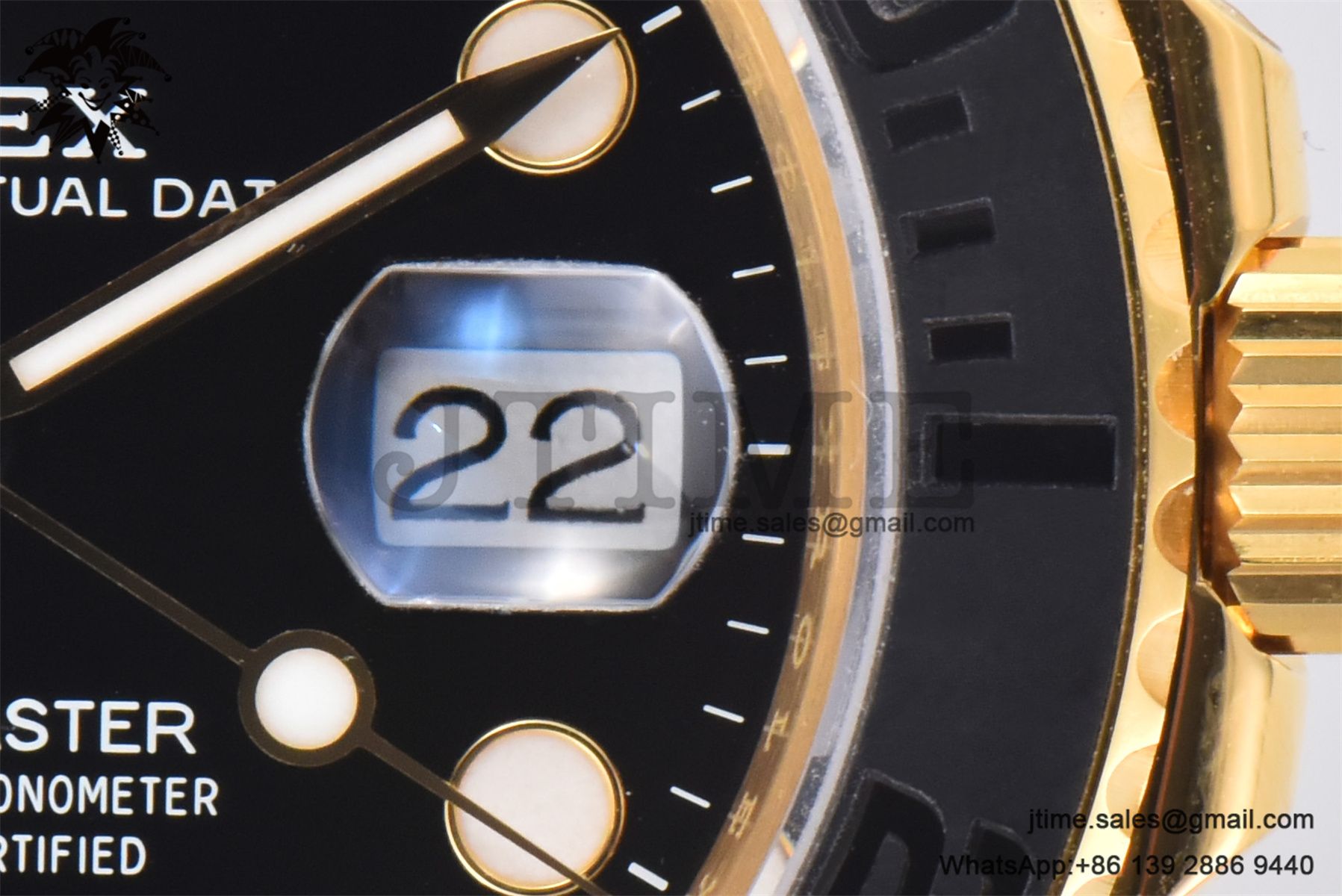Yacht-Master 42mm 226658 Gold Factory 1:1 Best Edition Ceramic Bezel Black Dial on Oysterflex Strap VR3235 (Tungsten Heavy Version) - Image 12