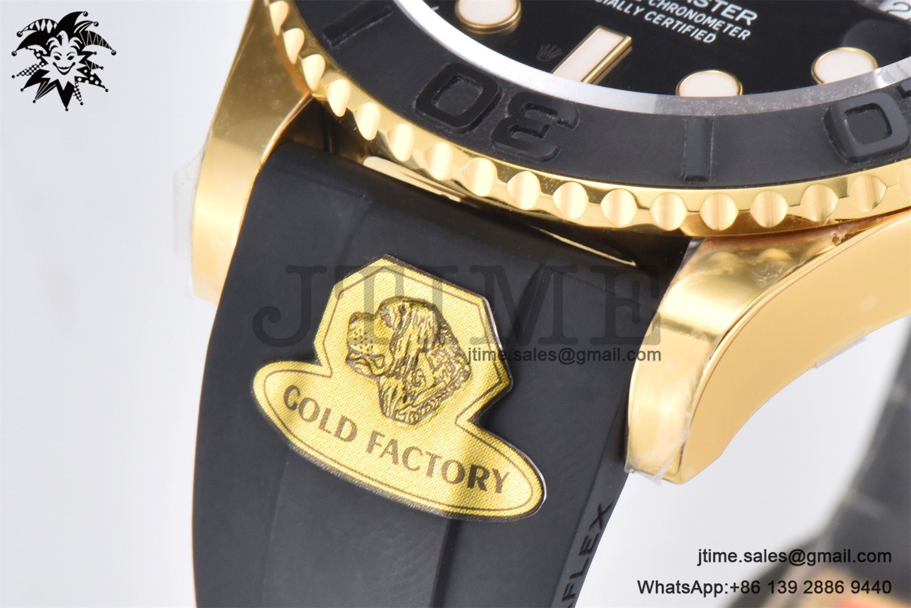 Yacht-Master 42mm 226658 Gold Factory 1:1 Best Edition Ceramic Bezel Black Dial on Oysterflex Strap VR3235 (Tungsten Heavy Version) - Image 13