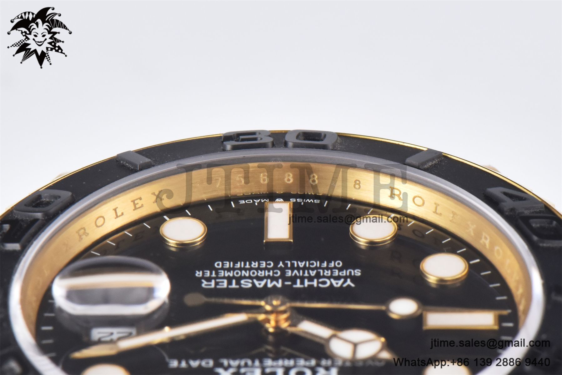 Yacht-Master 42mm 226658 Gold Factory 1:1 Best Edition Ceramic Bezel Black Dial on Oysterflex Strap VR3235 (Tungsten Heavy Version) - Image 14