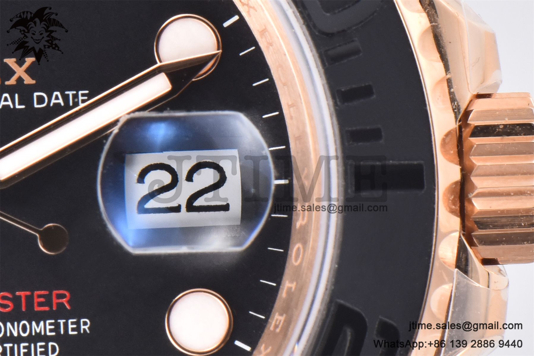 Yacht-Master 126655 Gold Factory 1:1 Best Edition Black Ceramic Bezel on Oysterflex Strap VR3235 (Tungsten Heavy Version) - Image 13