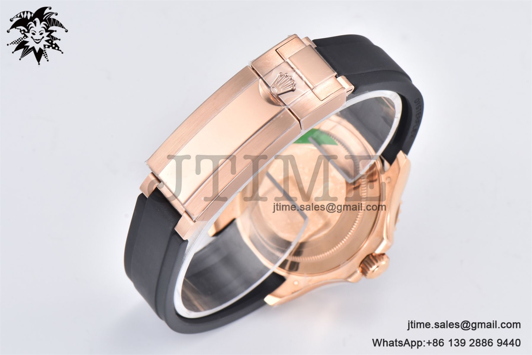 Yacht-Master 126655 Gold Factory 1:1 Best Edition Black Ceramic Bezel on Oysterflex Strap VR3235 (Tungsten Heavy Version) - Image 18