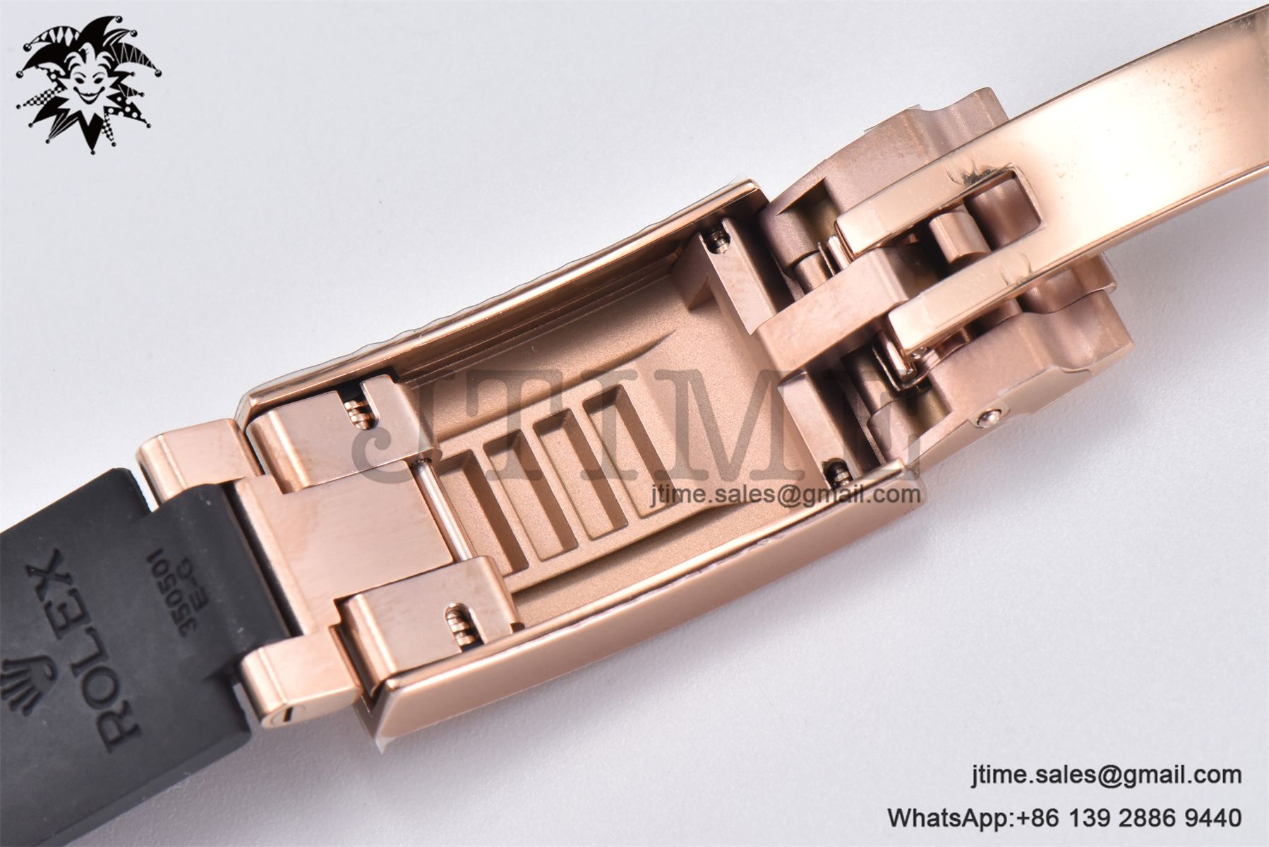 Yacht-Master 126655 Gold Factory 1:1 Best Edition Black Ceramic Bezel on Oysterflex Strap VR3235 (Tungsten Heavy Version) - Image 23