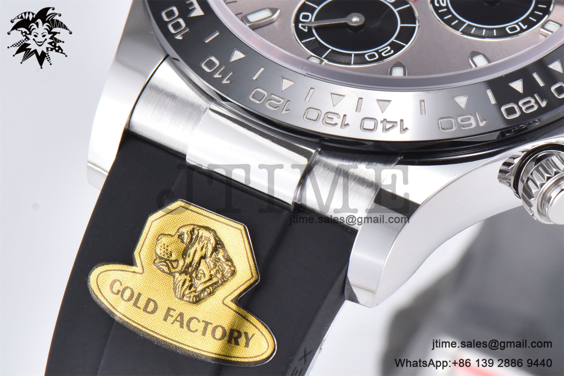 Daytona 116519 Gold Factory 1:1 Best Edition Grey Dial on Oysterflex Rubber Strap SA4130(Tungsten Heavy Version) - Image 11