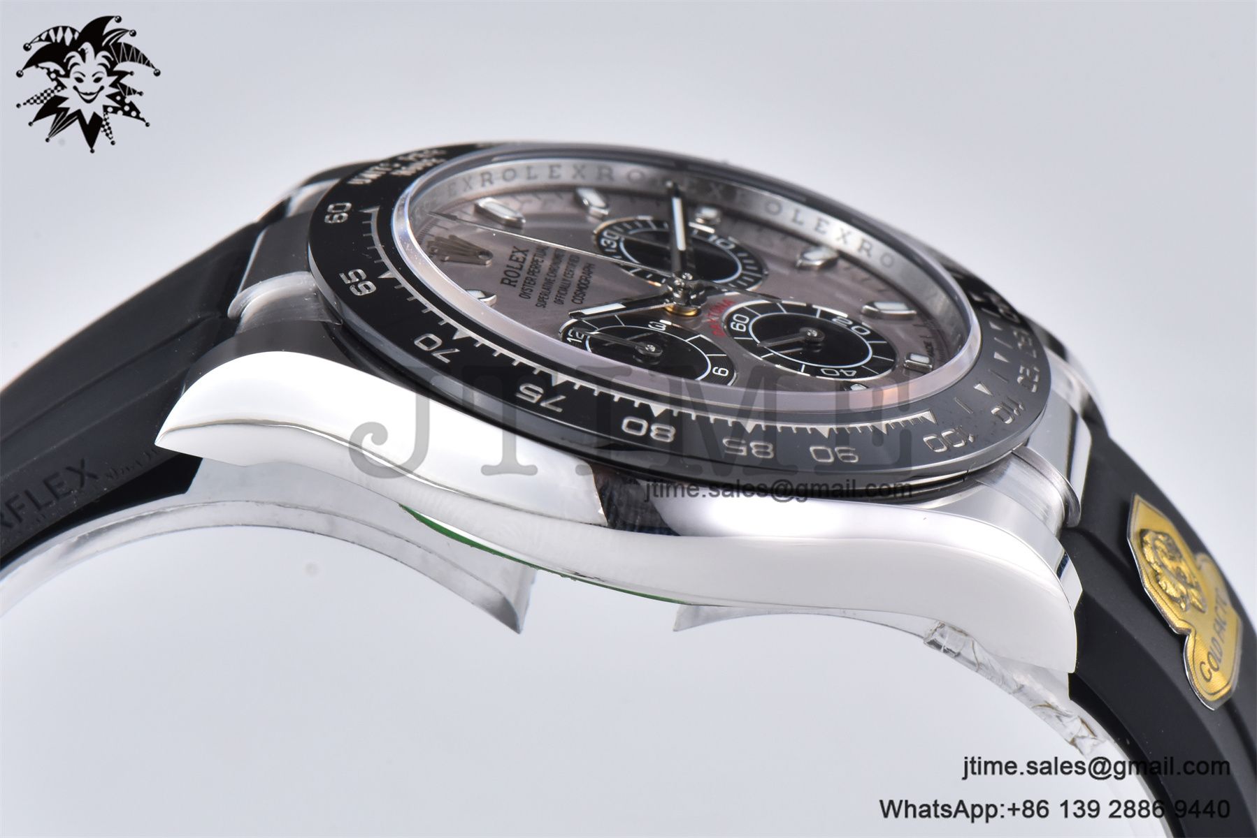 Daytona 116519 Gold Factory 1:1 Best Edition Grey Dial on Oysterflex Rubber Strap SA4130(Tungsten Heavy Version) - Image 16