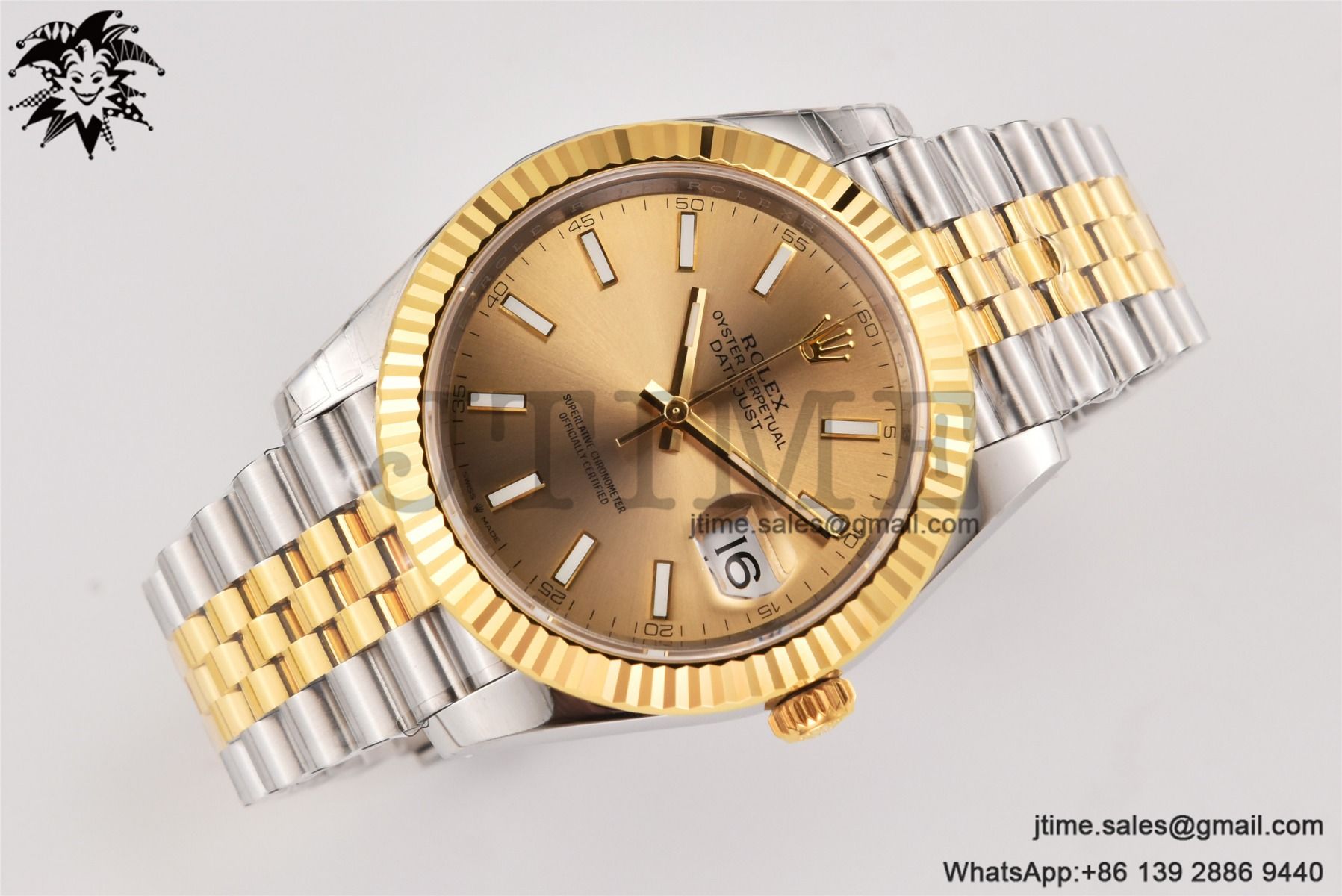 DateJust 36 126333 904L SS/YG VSF 1:1 Best Edition Gold Dial on Jubilee Bracelet VS3235 - Image 6