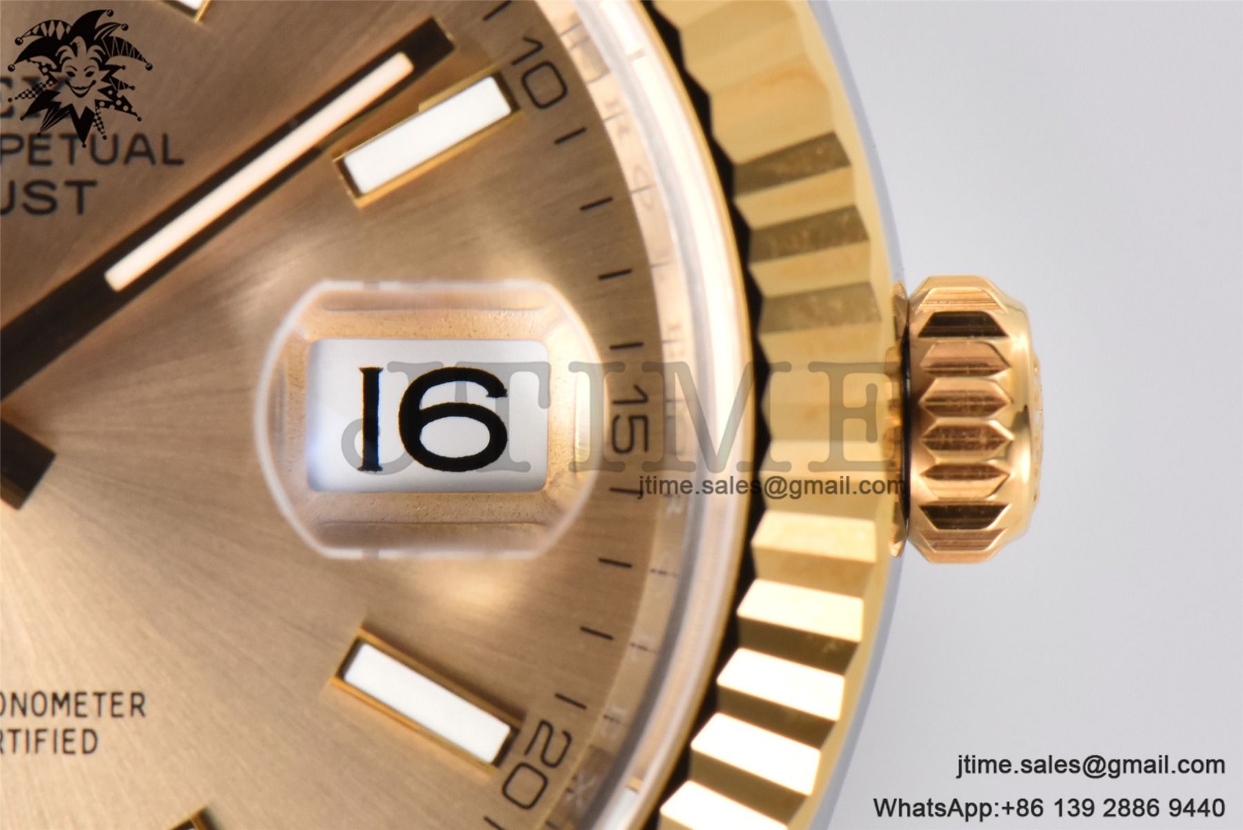 DateJust 36 126333 904L SS/YG VSF 1:1 Best Edition Gold Dial on Jubilee Bracelet VS3235 - Image 9