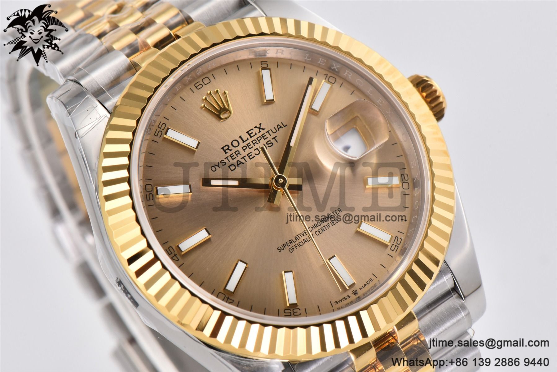 DateJust 36 126333 904L SS/YG VSF 1:1 Best Edition Gold Dial on Jubilee Bracelet VS3235 - Image 4