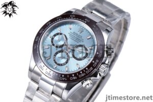 Daytona 116506 Noob 1:1 Best Edition Brown Ceramic Bezel Ice Blue Dial on SS Bracelet A7750