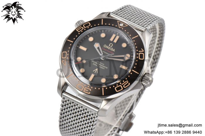 Seamaster 300 "No Time to Die" Limited Edition ORF 1:1 Best Edition on SS Mesh Bracelet A8806