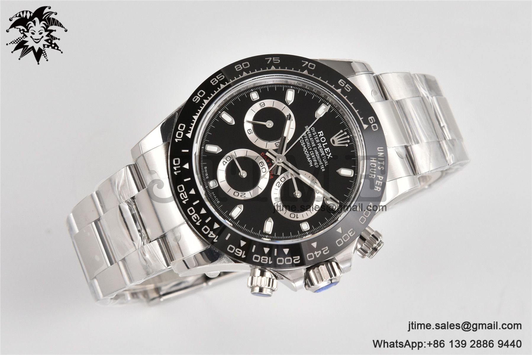 Daytona 116500 BTF 1:1 Best Edition 904L SS Case and Bracelet Black Dial SA4130 - Image 3