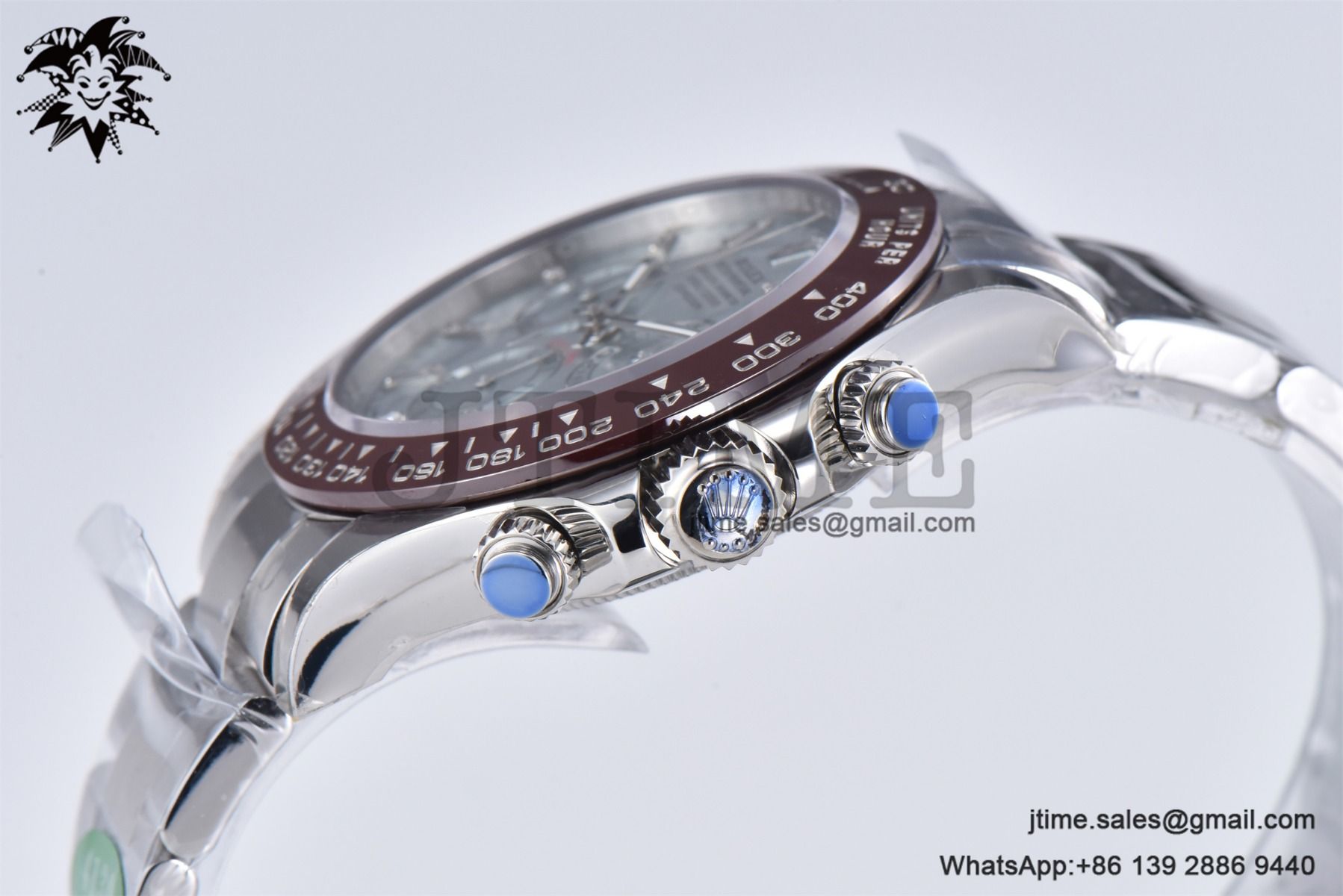Daytona 116506 SS 904L APSF 1:1 Best Edition Brown Ceramic Bezel Ice Blue Dial on SS Bracelet SH4130 - Image 9