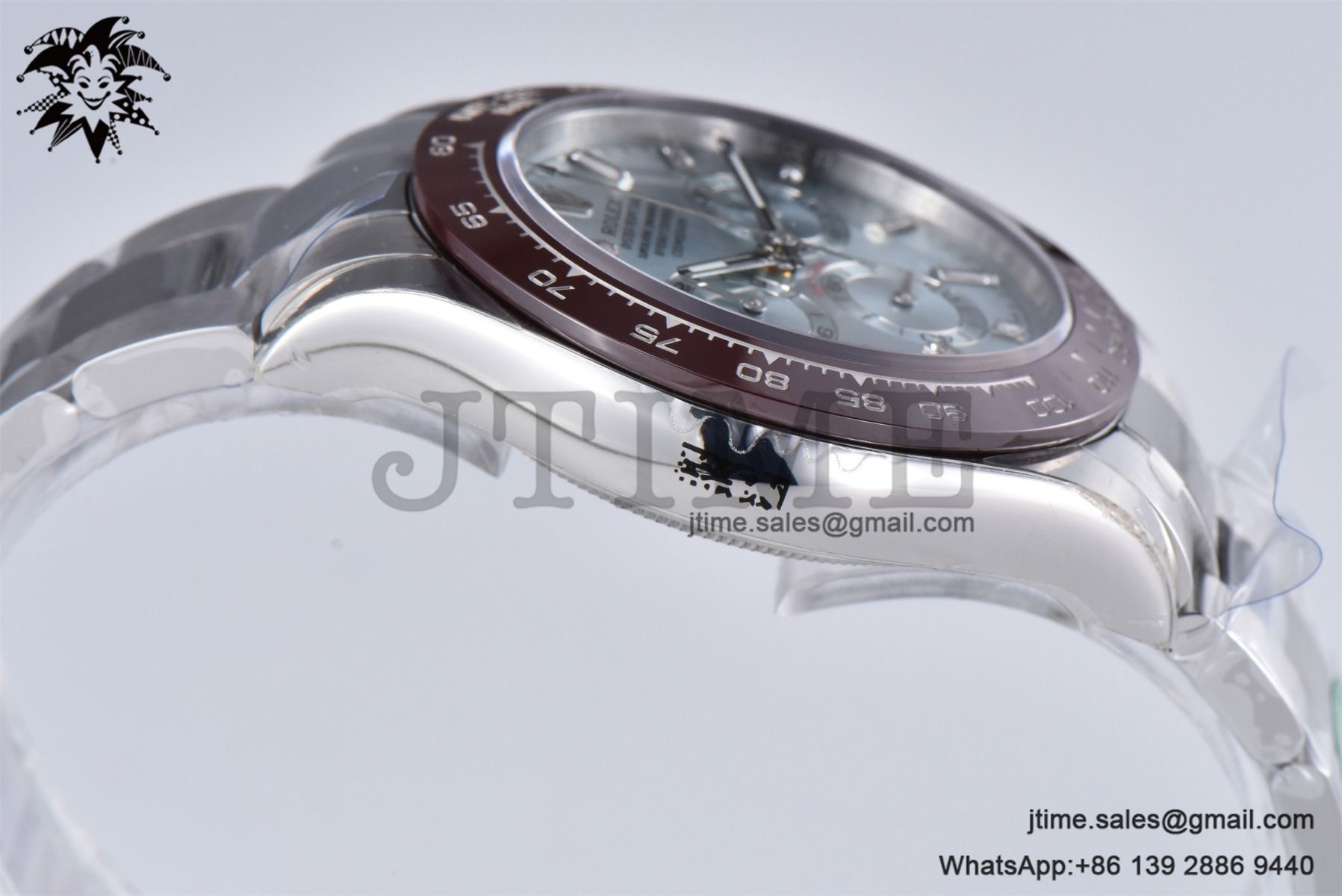 Daytona 116506 SS 904L APSF 1:1 Best Edition Brown Ceramic Bezel Ice Blue Dial on SS Bracelet SH4130 - Image 8