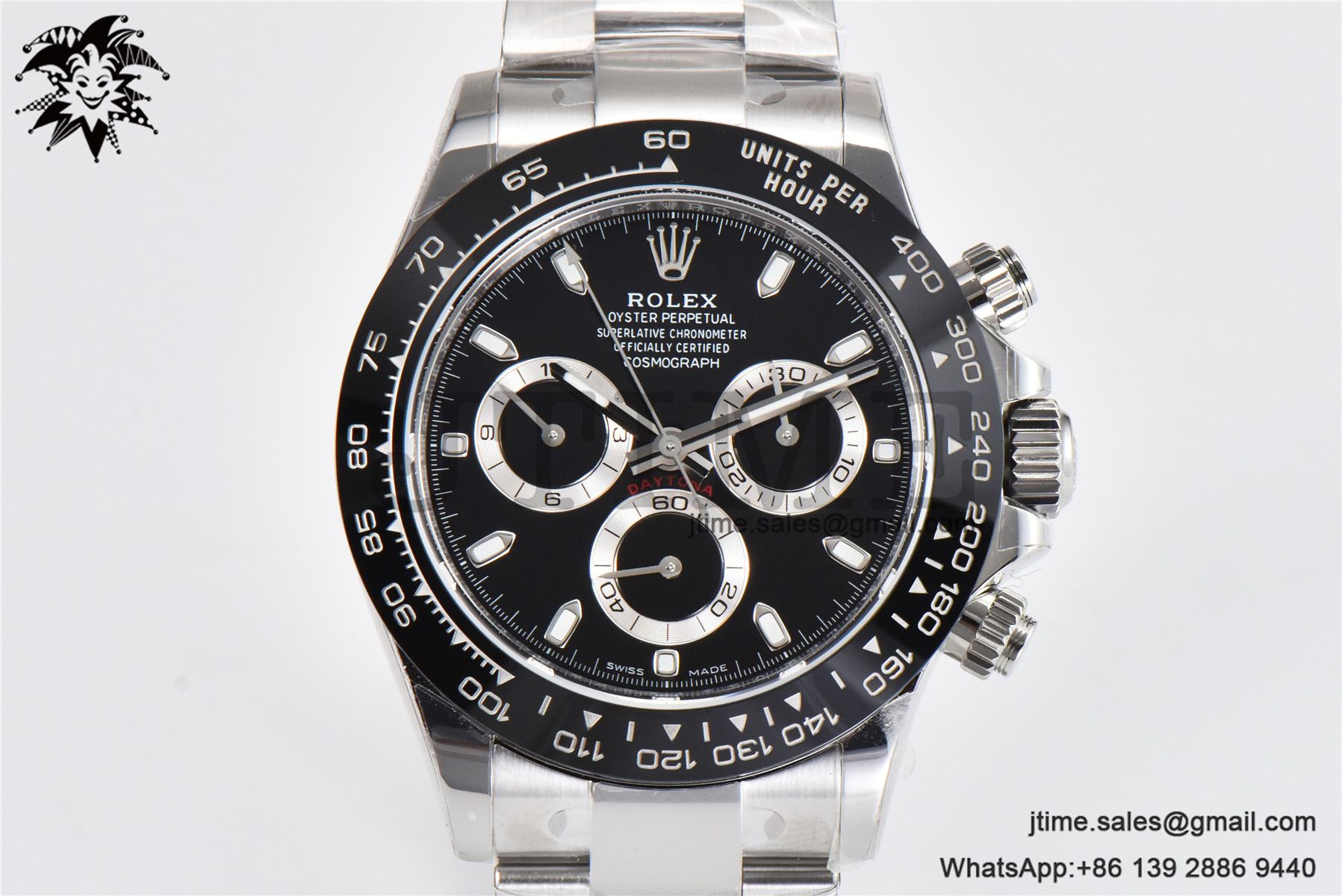 Daytona 116500 BTF 1:1 Best Edition 904L SS Case and Bracelet Black Dial SA4130 - Image 6
