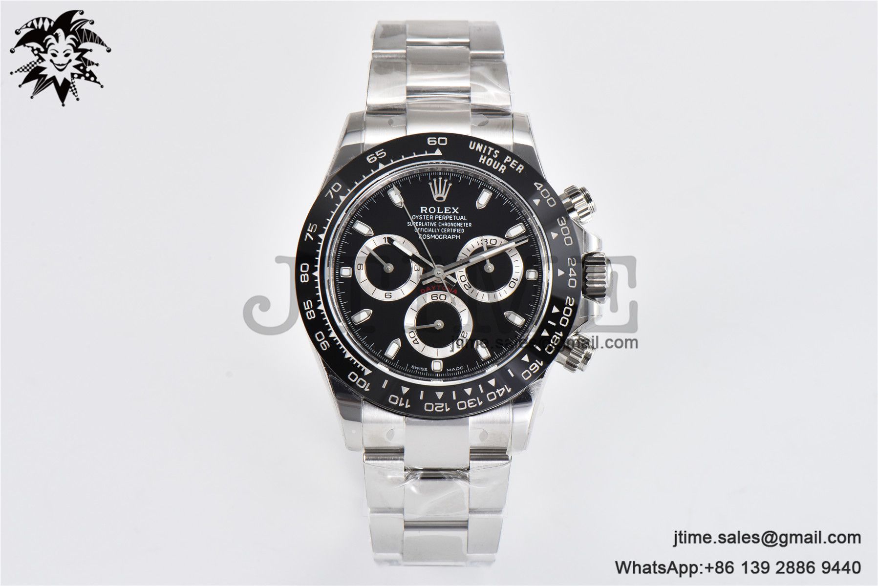 Daytona 116500 BTF 1:1 Best Edition 904L SS Case and Bracelet Black Dial SA4130 - Image 5