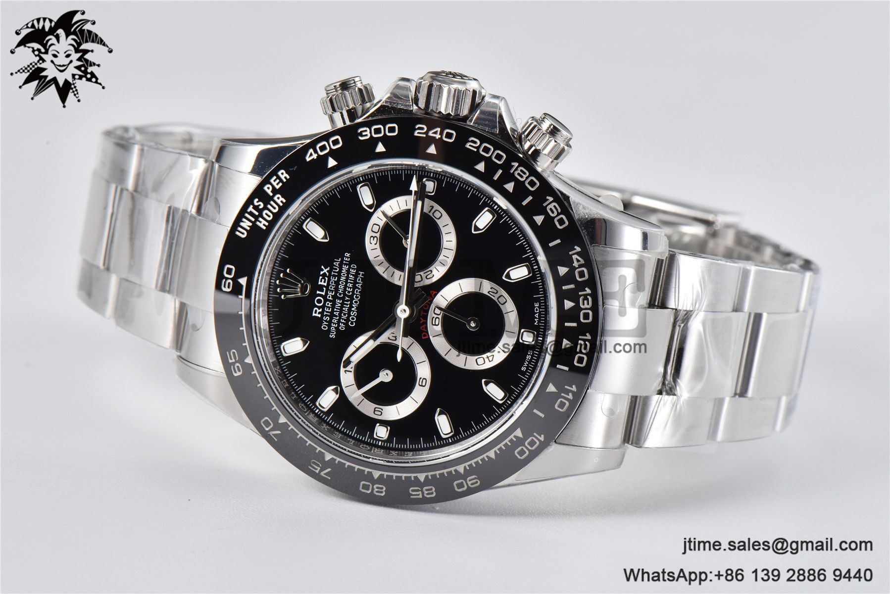 Daytona 116500 BTF 1:1 Best Edition 904L SS Case and Bracelet Black Dial SA4130 - Image 4