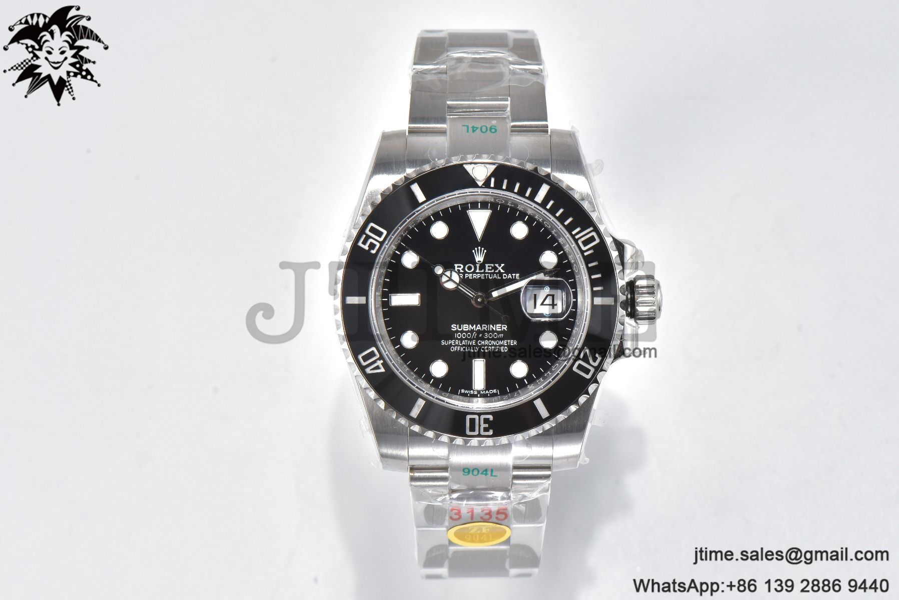 Submariner 116610 LN Black Ceramic ZF 1:1 Best Edition 904L SS Case and Bracelet VR3135 - Image 4