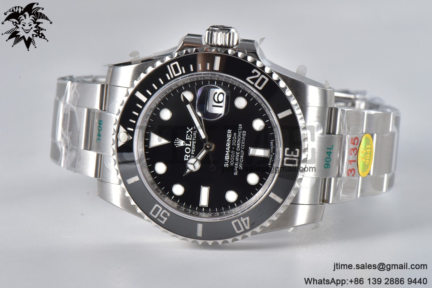 Submariner 116610 LN Black Ceramic ZF 1:1 Best Edition 904L SS Case and Bracelet VR3135 - Image 11