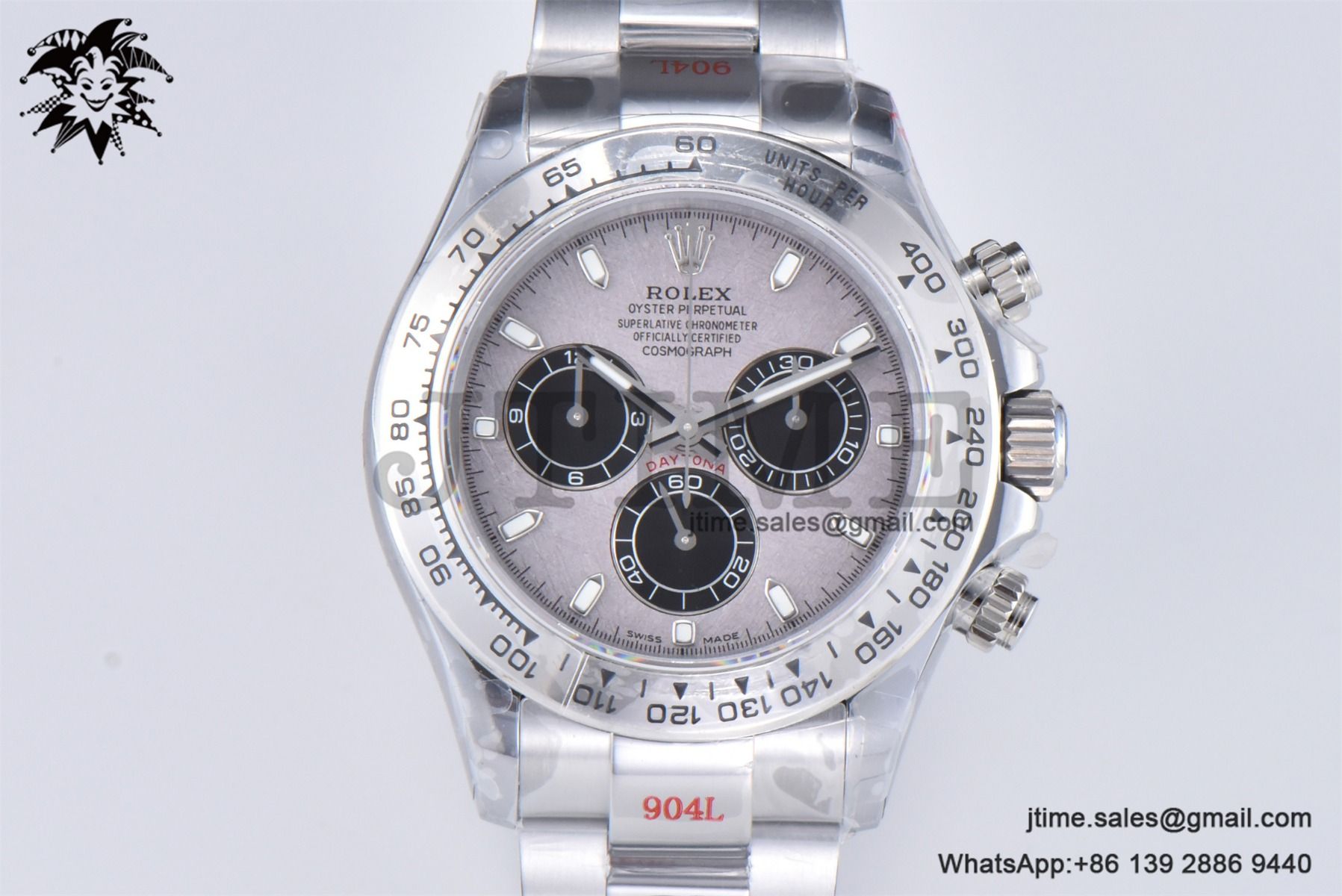 Daytona 116506 40mm SS QF 1:1 Best Edition Meteorite Dial on SS Bracelet SH4130 V3 (Tungsten Heavy Version) - Image 3