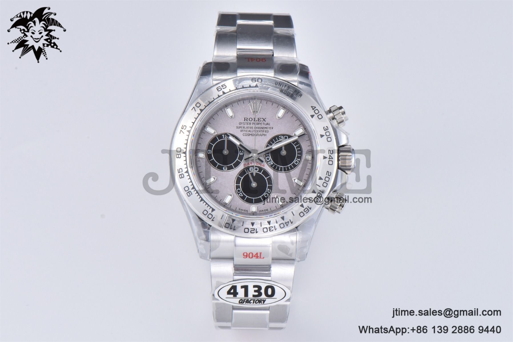 Daytona 116506 40mm SS QF 1:1 Best Edition Meteorite Dial on SS Bracelet SH4130 V3 (Tungsten Heavy Version) - Image 2